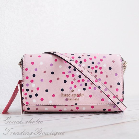 kate spade Handbags - Kate Spade Staci Festive Confetti Flap Crossbody